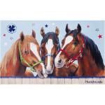 Kinderteppich Pferdefreunde, 80 x 150 cm mehrfarbig