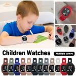 Grüne Kunststoffarmbanduhren mit Kunststoff-Uhrenglas für Kinder zum Outdoorsport 