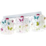 Bunte Dalber Butterfly Runde Kinderzimmer-Deckenlampen aus Kunststoff dimmbar E27 