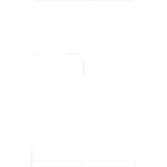Weiße Pickawood Kinderkleiderschränke & Kinderschränke matt mit Schublade Breite 100-150cm, Höhe 100-150cm, Tiefe 50-100cm 