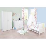 Weiße Pinolino Viktoria Komplette Babyzimmer aus Holz 3-teilig 