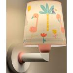 Bunte Dalber Runde Wandlampen & Wandleuchten für Kinderzimmer mit Tiermotiv aus Kunststoff dimmbar E27 
