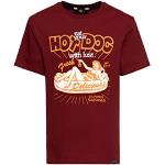 King Kerosin Herren Classic T-Shirt | Regular Fit | Front Print | Vinatge | Pin Up | Hot Dog | Rockabilly | Reine Baumwolle Delicious