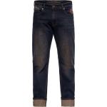 Dunkelblaue Rockabilly King Kerosin 5-Pocket Jeans aus Baumwolle für Herren Größe XXL 