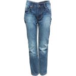 Reduzierte Wasserdichte Winddichte Atmungsaktive King Kerosin 5-Pocket Jeans aus Denim für Damen Weite 29, Länge 30 
