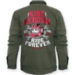 King Kerosin Vintage Canvas Jacket Ride Hard Forever 69 S