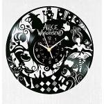 Retro Alice im Wunderland Grinsekatze Moderne Wanduhren für Kinder 
