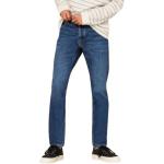 Indigofarbene Kings of Indigo Bio Nachhaltige 5-Pocket Jeans mit Knopf aus Baumwolle für Herren Weite 34, Länge 32 