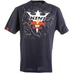 Dunkelblaue Kurzärmelige Kini Rundhals-Ausschnitt T-Shirts für Herren Größe S 