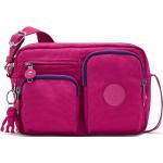 Reduzierte Pinke Kipling Kleine Umhängetaschen mit Reißverschluss mit Außentaschen klein 