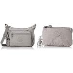 Kipling Damen Gabbie S Crossbody, Grey Grau, Einheitsgröße Damen Creativity S Pouches/Cases, Grey Grau, 4x14.5x9.5 cm