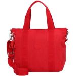 Rote Kipling Basic Tote Bags & Henkeltaschen mit Reißverschluss aus PU mit Handyfach für Damen 