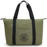 Grüne Kipling Damenreisetaschen 32l mit Reißverschluss aus Textil 
