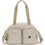 Reduzierte Beige Kipling Basic Damenschultertaschen & Damenshoulderbags mit Reißverschluss aus Textil 