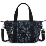 Blaue Gepunktete Kipling Basic Damenschultertaschen & Damenshoulderbags mit Reißverschluss aus Textil mit Handyfach 