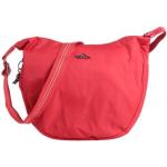 Reduzierte Rote Unifarbene Kipling Hobo Bags mit Reißverschluss mit Innentaschen für Damen 