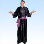 Schwarze Priester-Kostüme für Herren Größe L 