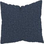 Kissen - Jeansblau, 50x50cm - Melierte Wolle, individuell konfigurierbar