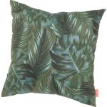 Grüne Siena Garden Sofakissen & Dekokissen mit Monstera-Motiv aus Textil 45x45 