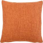 Orange Dekokissenbezüge aus Textil 50x50 