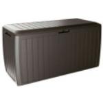 Braune Prosperplast Auflagenboxen & Gartenboxen 201l - 300l aus Kunststoff mit Rollen 