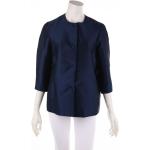 KITAGI Jacket Silk 3/4-Sleeves D 42 navy blue NEW