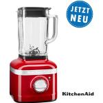 Rote Moderne KitchenAid Artisan K400 Standmixer 3-teilig 