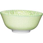 KitchenCraft Bowl 15,5 cm mit grünem Fliesenmuster