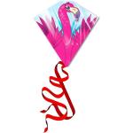 Pinke Drachen & Flugdrachen mit Vogel-Motiv aus Glasfaser 