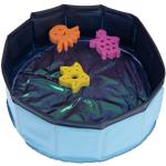 Blaues Wasserspielzeug mit Tiermotiv aus Vinyl aufblasbar 