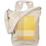 Gelbe Kiwistar Canvas-Taschen mit Reißverschluss aus Baumwolle für Damen klein 