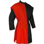 Rote Unifarbene V-Ausschnitt Ritter-Kostüme aus Leinen für Herren 