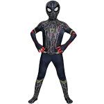 Reduzierte Schwarze Spiderman Superheld-Kostüme aus Polyester für Kinder 