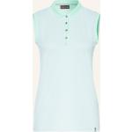 Mintgrüne Kjus Damenpoloshirts & Damenpolohemden aus Polyester Größe XS 
