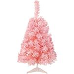Rosa 90 cm Künstliche Weihnachtsbäume klappbar 
