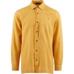 Goldene Langärmelige Klättermusen Shirts mit Tasche mit Reißverschluss für Herren Größe S für den für den Herbst 