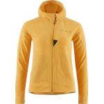 Reduzierte Goldene Klättermusen Zip Hoodies & Sweatjacken mit Reißverschluss aus Fleece mit Kapuze für Damen Größe M 