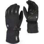 Schwarze Beheizbare Handschuhe für Herren zum Motorradfahren für den Winter 