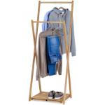Braune TCHIBO Nachhaltige Kleiderständer & Garderobenständer lackiert aus Massivholz Breite 50-100cm, Höhe 150-200cm, Tiefe 0-50cm 