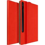 Rote Samsung Galaxy Tab S7plus Hüllen Art: Flip Cases aus Kunstleder 