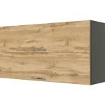 Hellbraune Held Möbel Klapphängeschränke matt aus Eiche Breite 100-150cm, Höhe 50-100cm, Tiefe 0-50cm 