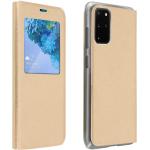 Goldene Samsung Galaxy S20 Cases Art: Flip Cases mit Sichtfenster 