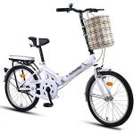 Klapprad mit Halterung, Mini-tragbares Fahrrad Ultraleichtes Stadtfahrrad für Erwachsene Kleines Studentenfahrrad für Damen Cruiser-Fahrrad, 16 Zoll / 20 Zoll