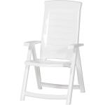 Weiße Siena Garden Gartenstühle & Balkonstühle aus Kunststoff Breite 50-100cm, Höhe 100-150cm, Tiefe 50-100cm 