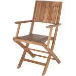 Beige Siena Garden Gartenstühle & Balkonstühle aus Massivholz Breite 0-50cm, Höhe 50-100cm, Tiefe 50-100cm 