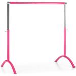 KLARFIT Bar Lerina Ballettstange mobil 110x113cm höhenverstellbar Stahl pink