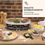 Klarstein Raclette Grills aus Buche 8-teilig 