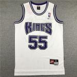 Klassisch Jason Williams #55 Sacramento Kings Basketball Trikot Weiß