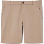 Braune COS Bio Chino-Shorts mit Knopf aus Leinen für Herren Übergrößen für den für den Sommer 