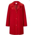 Klassische Damen Trench-Stil Jacke von REKEN MAAR Farbe Korallenrot Größe 42